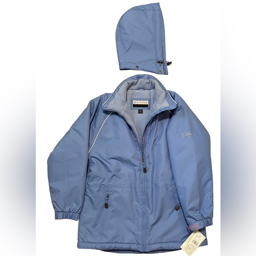 BIG CHILL - winter ski jacket with detachable hood - size petite medium